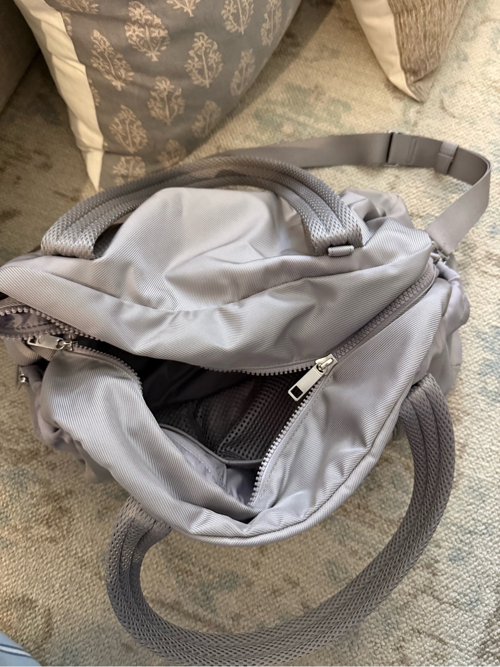 lululemon athletica Light Purple/ Gray Duffle Bag - Picture 2 of 7